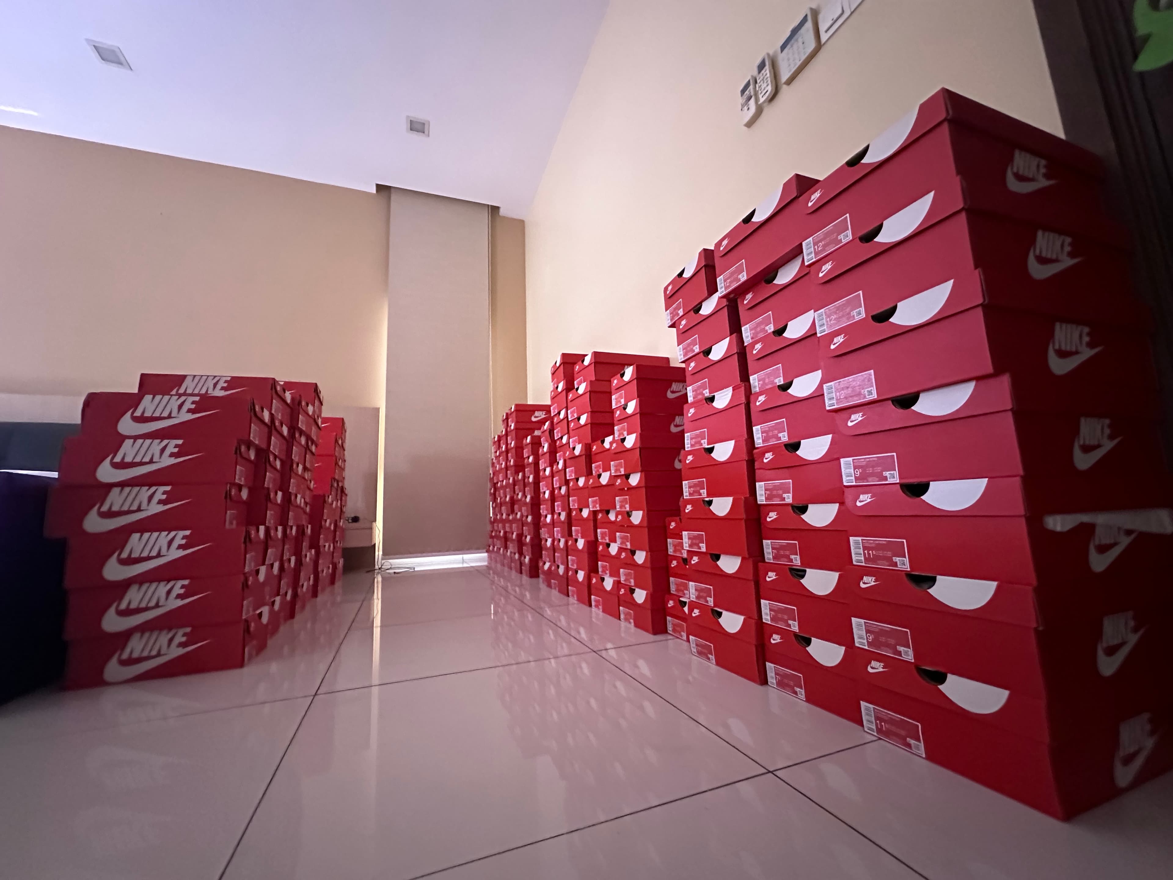 Nike Inventory Stacked Indoors