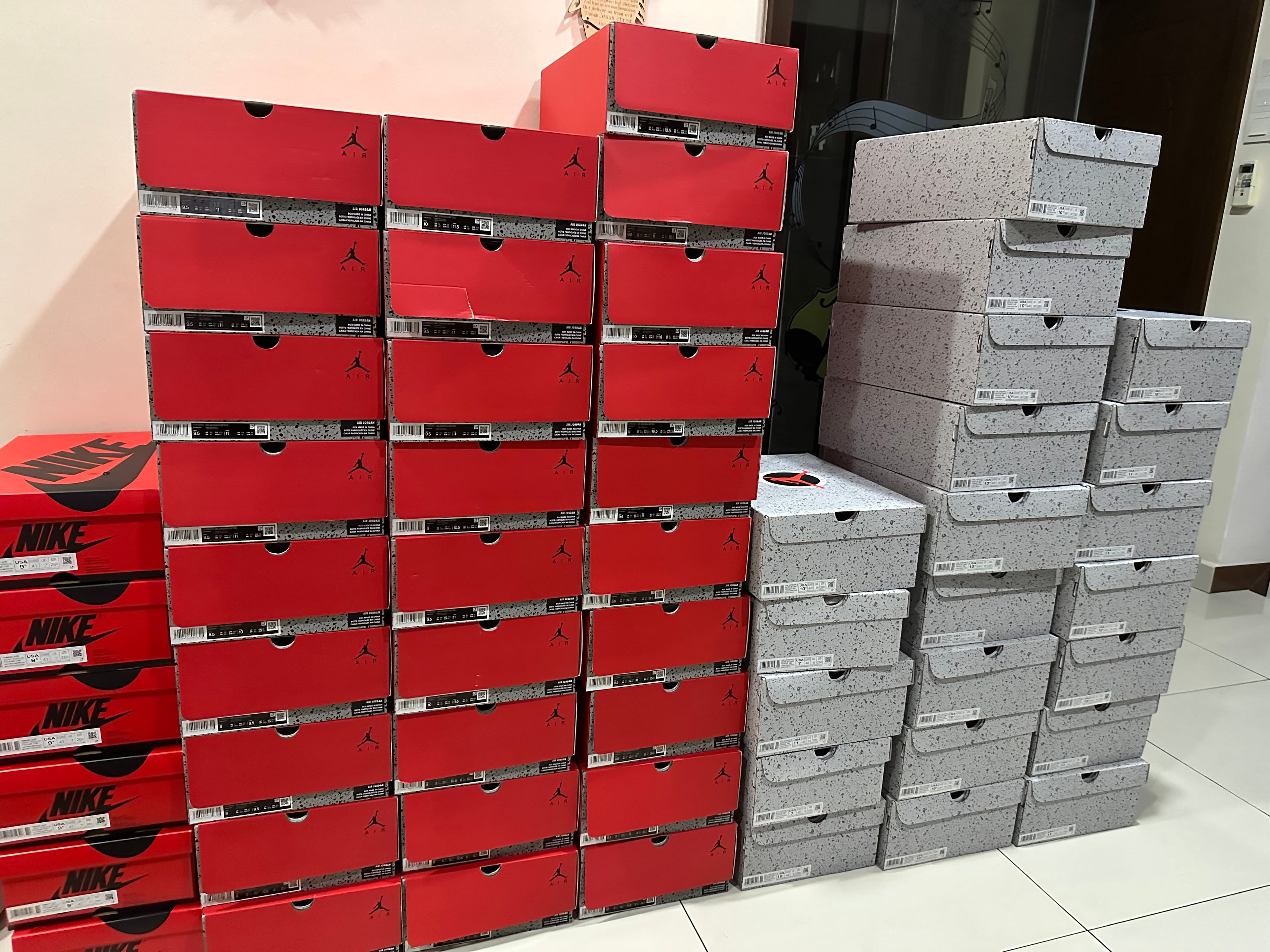Jordan and Nike Inventory Display